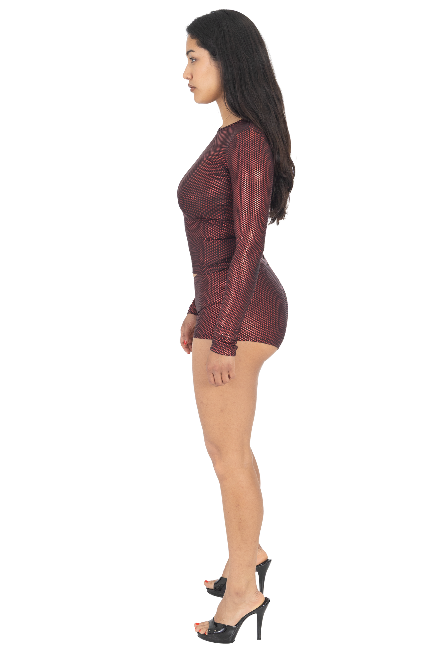 Scene Long Sleeve Scarlet