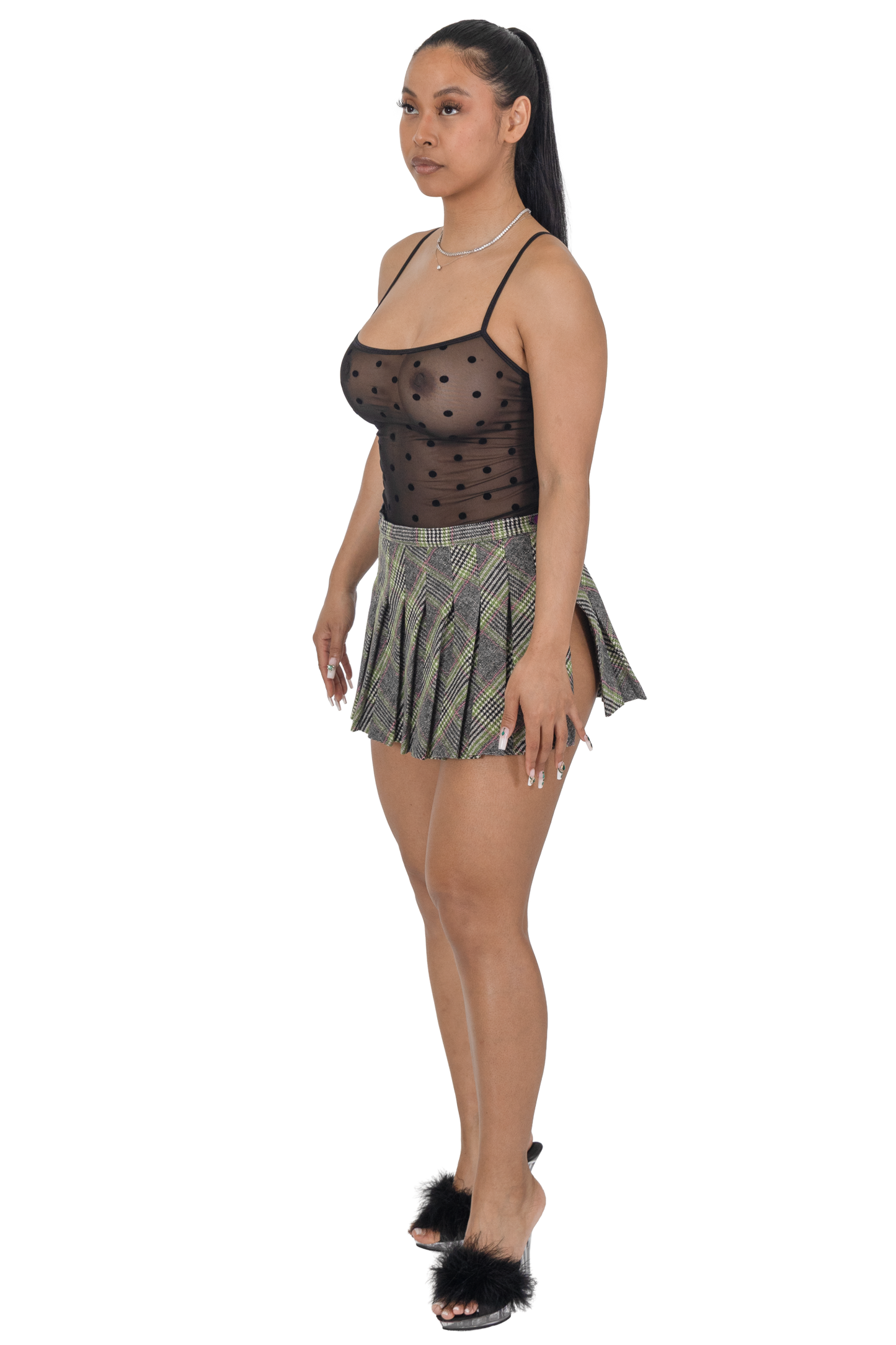 Detention Pleated Mini Skirt Paris