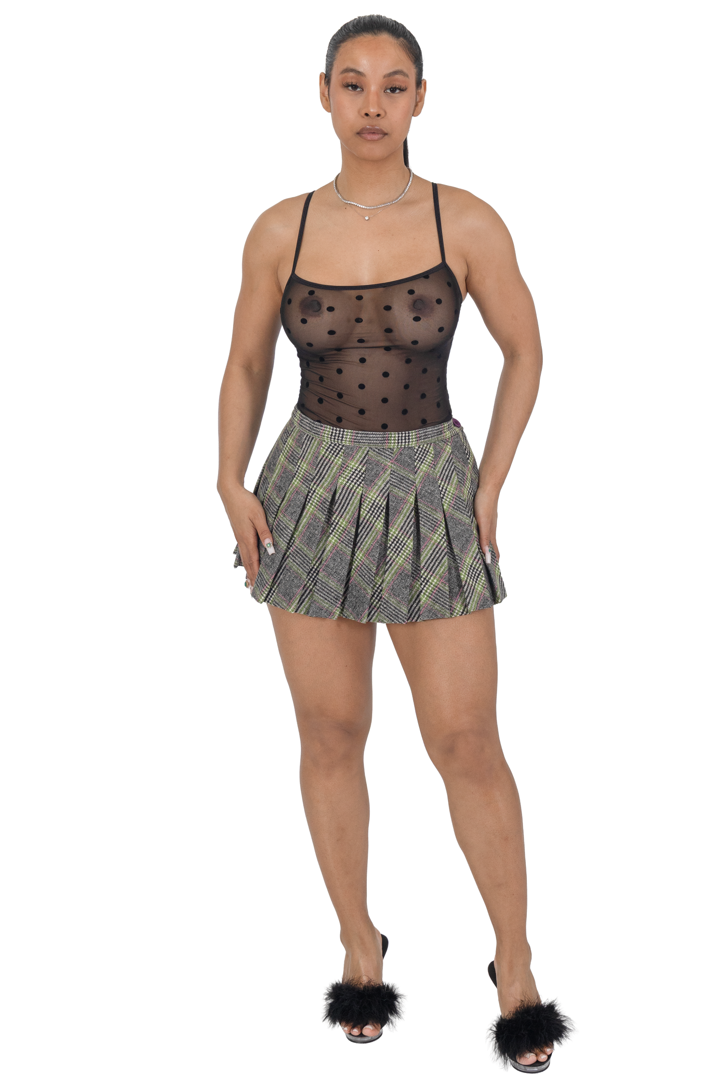 Detention Pleated Mini Skirt Paris